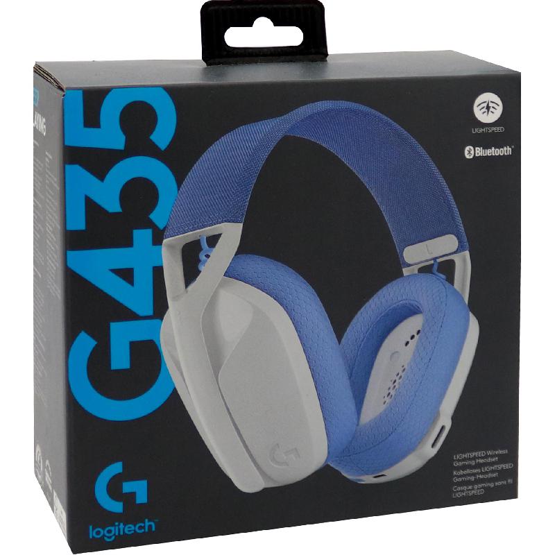 Logitech G G435 Gaming Headset Wireless Off-White/Lilac — view 2