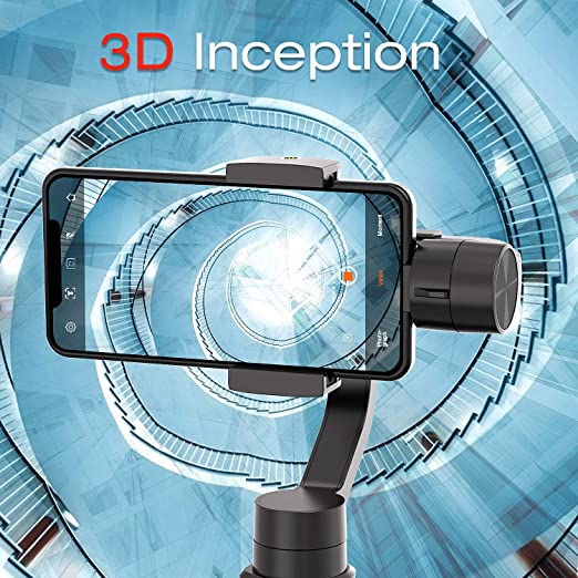 Hohem Smartphone Gimbal 3-Axis Stabilizer Handheld Gimble Time Lapse Expert Stabilizer w/Focus Pull & Zoom Face Tracking 12h Runtime,Max Playload 210g (iSteady Mobile), B07GDBT8GN — view 4