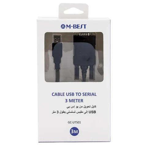 USB 2.0 to Serial Cable Adapter 3.00 m ( 9.84 ft )