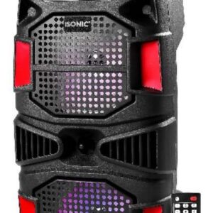 iSonic 6.5 inch Double Rechargeable Speaker, Black - iS 452