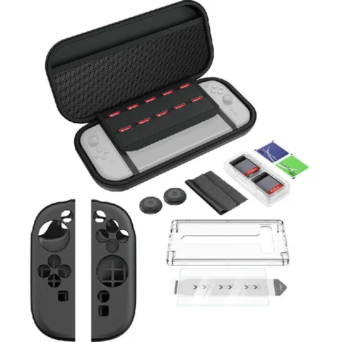 GT-COUPE Case;Game Case;Joy-Con Case;Thumb Grip;Tempered Glass;Cleaning Cloth;Wet/Dry Bag Switch 2 Accessory