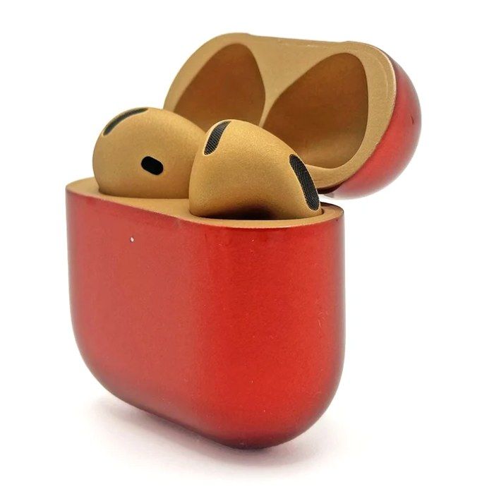 Merlin Craft Customized Apple AirPods 5 Gold-Red I am — view 2