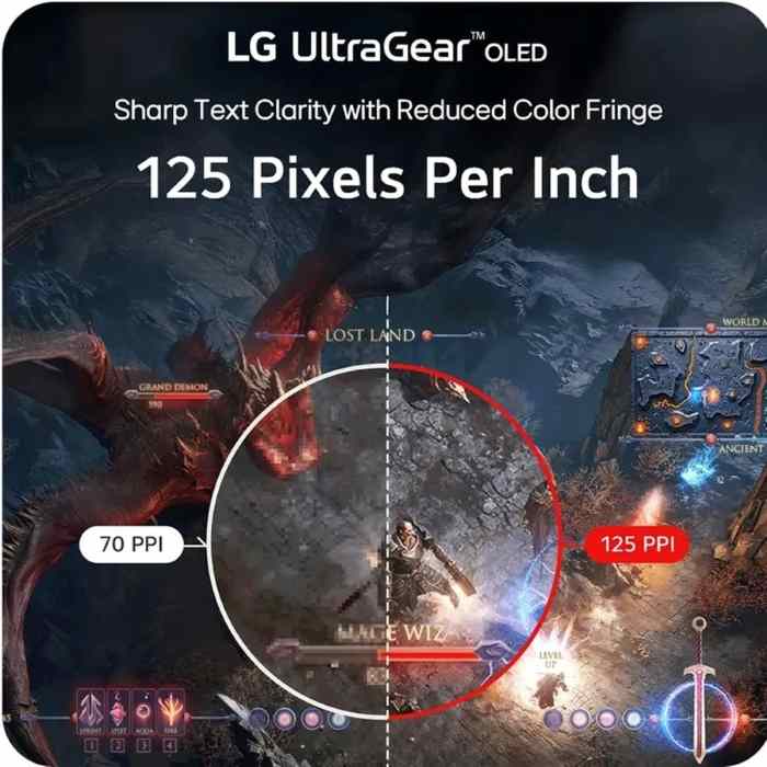 LG UltraGear 45inch WUHD 5120X2160 5K2K OLED Curved Monitor, 165Hz, Anti-glare, 0.03ms, HDMI, DP, USB-C, Adjustable Stand, Black - 45GX950A-BAMA — view 3