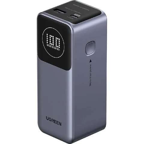 UGREEN Nexode Power Bank Charger PD Fast Charging 12000 mAh Dual USB (USB (QC 3.0)/USB-C PD)