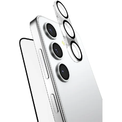 Raptic Raptic Glass 2-in-1 Bundle: Tempered Glass + Camera Lens Protector Smartphone Display Protection