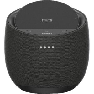 Belkin Hi-Fi Smart Speaker + Wireless Charger Music System Bluetooth Black
