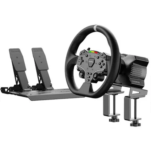 MOZA R3 Racing Wheel Racing Wheel + Pedals Wired Black