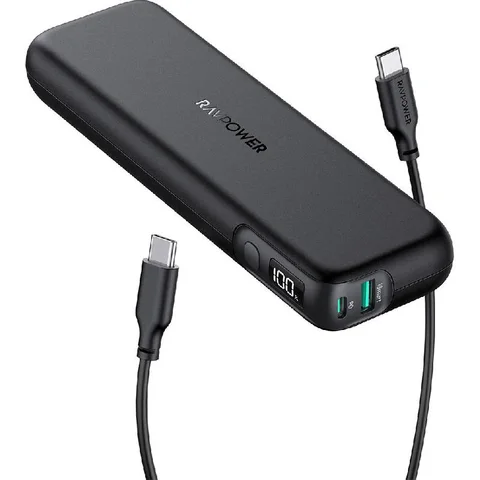 RAVPower PD Pioneer Power Bank Charger PD Fast Charging 15000 mAh 3 USB (1X USB/2X USB-C)