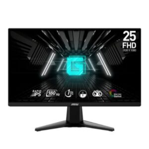 MSI G255F 24.5inch FHD 1920X1080 Gaming Monitor, 1MS, 180Hz, Anti-glare, HDMI, DP, Tilt, Adjustable - 9S6-3BC01M-006