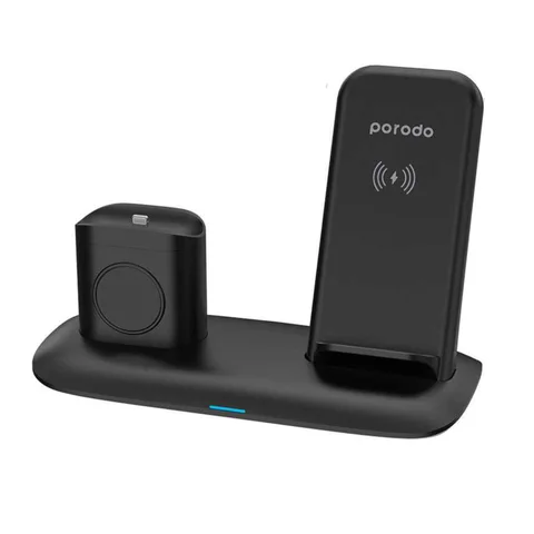 Porodo 4 in 1 Charging Dock, Black