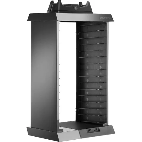 Snakebyte Charge:Tower Pro Disc Cabinet, USB Hub & Dual Charging Station PlayStation 4 Accessory