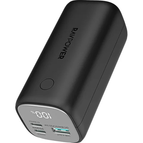 RAVPower PD Pioneer Power Bank Charger PD Fast Charging 14000 mAh 3 USB (1X USB/2X USB-C)
