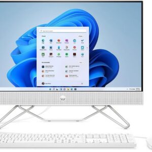 HP All-in-One 24-cb1008ne Bundle All-in-One PC 23.8 FHD 12th Gen Intel Core i5 process 8GB RAM 512GB SSD 2GB NVIDIA GeForce MX450 Windows 11 White - 6J7F2EA