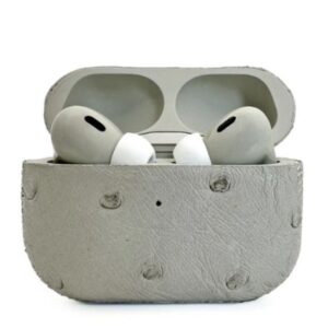 Customized Apple AirPods Pro 3 Leather Ostrich Ivory