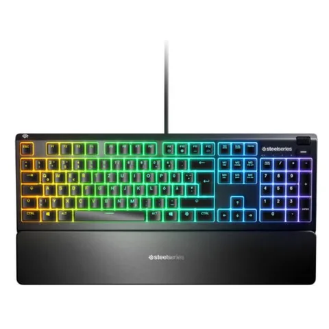 SteelSeries Apex 3 Water Resistant Gaming Keyboard, Black - 64928