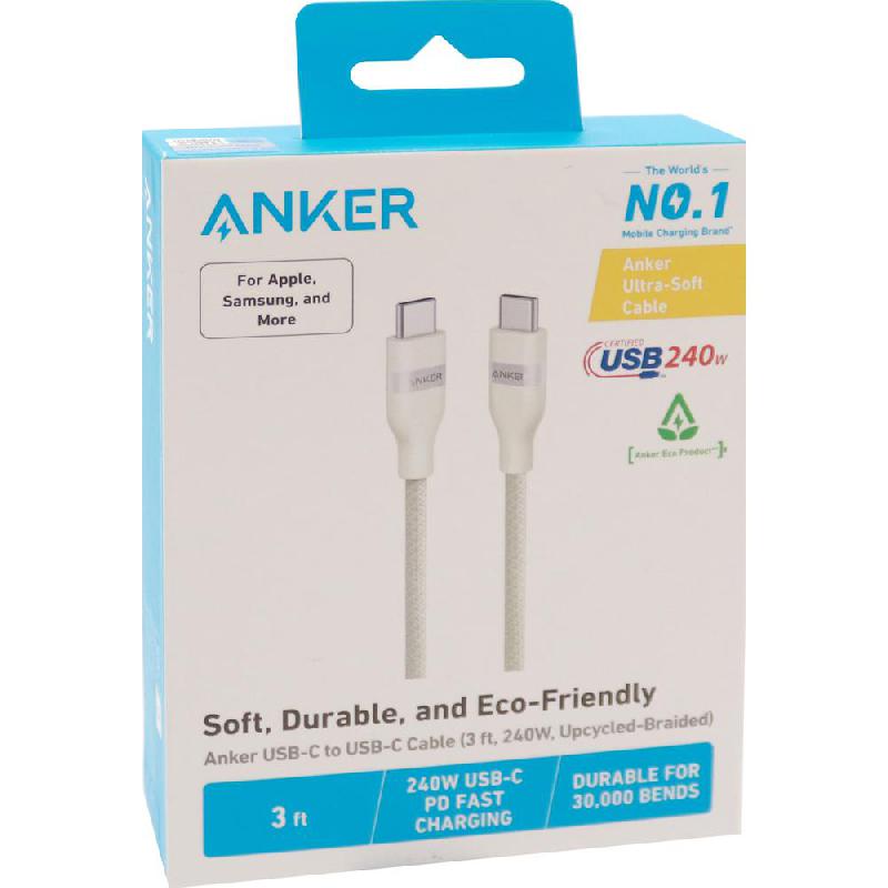 Anker USB-C to USB-C Sync & Charge Cable 3.00 ft ( 91.44 cm ) — view 2