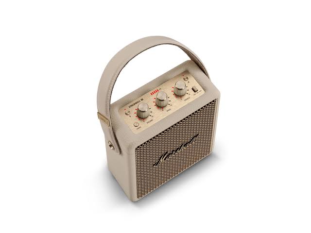 Marshall Stockwell III, Portable Bluetooth Speaker- Cream — view 2