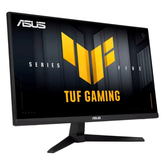 Asus TUF Gaming 23.8inch FHD 1920X1080 Gaming Monitor, 144Hz, Anti-glare, 1ms, DP, HDM, Adjustable Stand, Black - VG249QE5A — view 2