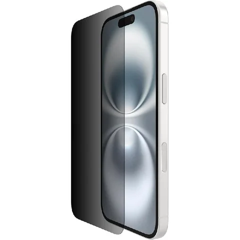 Belkin ScreenForce 2-way Privacy (30 Degrees) Smartphone Screen Protector for iPhone 16/iPhone 15/iPhone 14 Pro