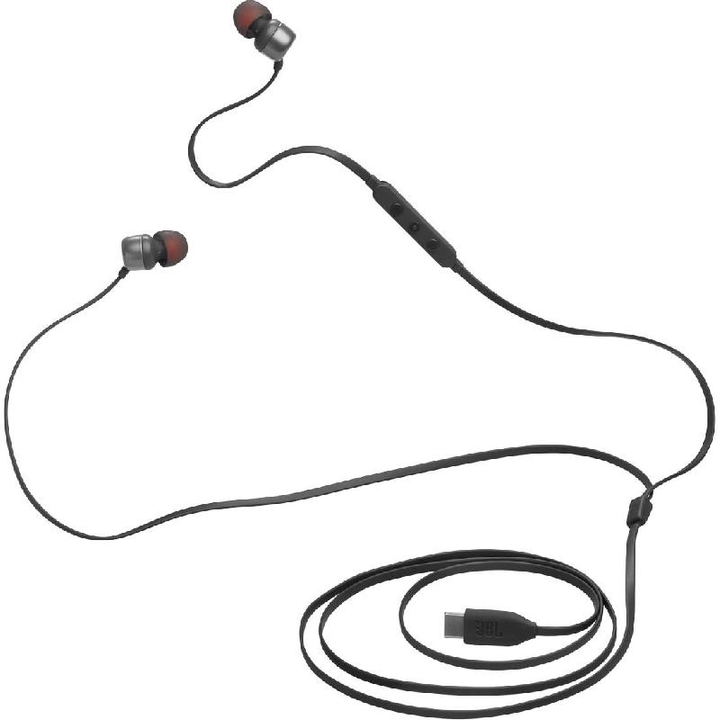 JBL Tune 310C In-Ear Earphones Wired Black — view 2