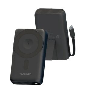 Powerology Richmond, 10000mAh Magsafe Power Bank- Black