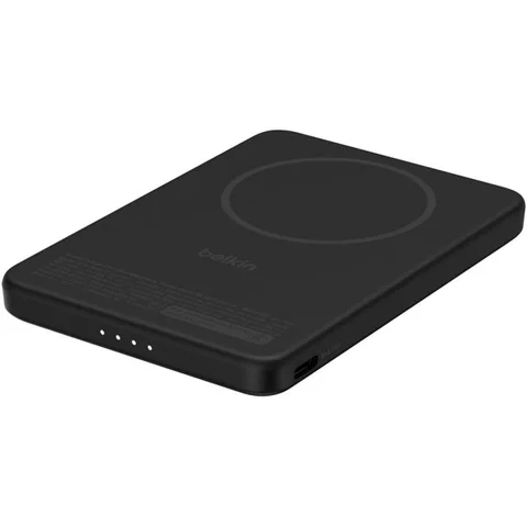 Belkin BoostCharge Power Bank Charger Qi2 5000 mAh Single USB-C (I/O Charging)