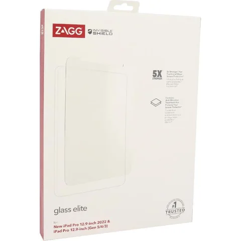 Zagg Invisible Shield iPad Screen Protector for iPad Pro 12.9 - 2022/iPad Pro 12.9 - 2021