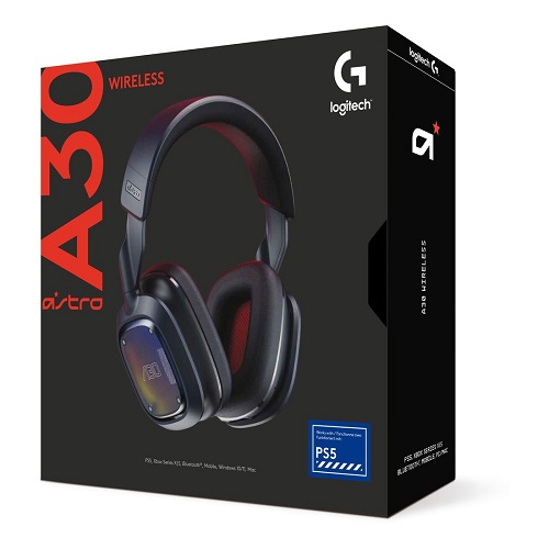 Logitech Astro A30 Wireless Headset - Navy PS5 PC MAC XBOX SERIES X S-A30Navy — view 2
