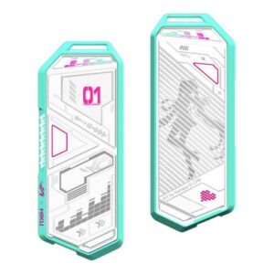 Asus ROG Strix Arion Hatsune Miku Edition SSD Enclosure, White, Hatsune Miku's Signature, 90DD02H1-M09010