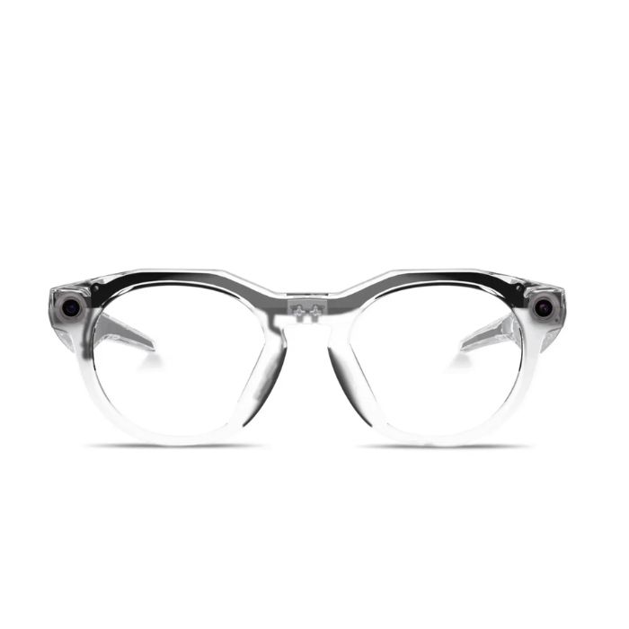 Oakley Meta HSTN Smart Glasses Transitions Grey Lenses - Frame Clear
