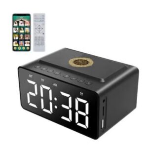Equantu Quran Speaker With Azan Clock Alarm, Bluetooth Speaker SQ808