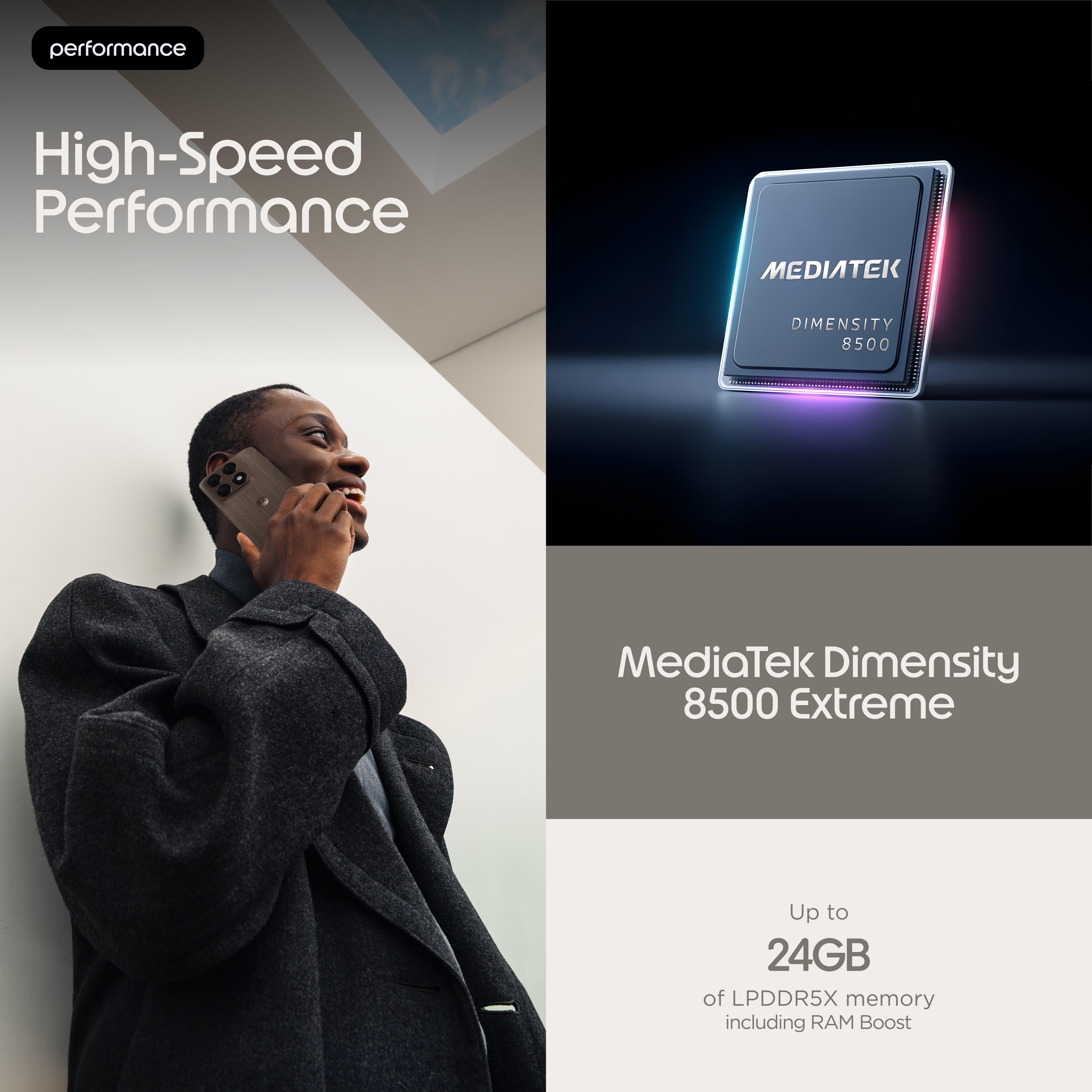Moto Edge 70 Pro 12GB RAM + 512GB Storage Smartphone PANTONE Chicory Coffee 5G UAE Version — view 8