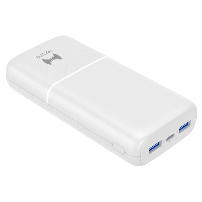 Hezire HPower Prime 20,000 mAh Type-C PD20W & QC3.0 Power Bank, White - HEZ-PB20K-PRIW (UAE Delivery Only) — view 2