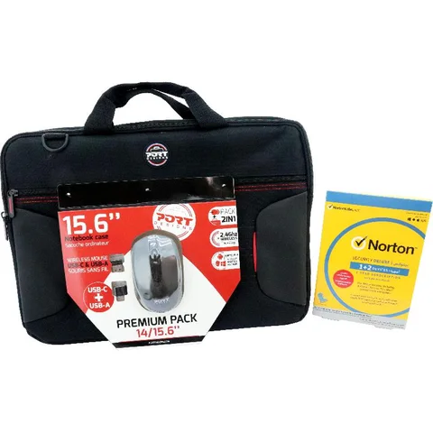 Norton Security Deluxe + Messenger Bag + Wireless Mouse Arabic/English 3 Devices (1 Year) CD/DVD