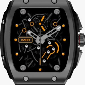 Green Lion, Time Smart Watch 1.76'' HD IPS Display- Black