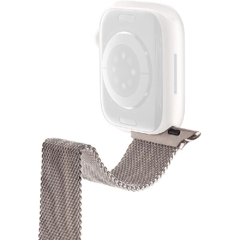 Cellularline Steel Band Wrist Strap for Apple Watch Series 11 42/Watch Series 10 42/Watch Series 9 41/Watch SE 40 — view 3