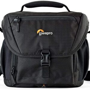 Lowepro Nova 170 AW. DSLR Shoulder Camera Bag for Pro DSLR with Attached 24 105mm Compact Photo, Black, 170 AW II, B073C73HDZ