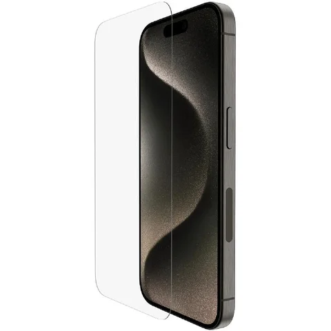 Belkin ScreenForce Ultra Slim (0.29 mm) Smartphone Screen Protector for iPhone 15 Pro