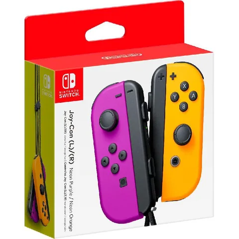 Nintendo Joy-Con (L)/(R) Controller Neon Purple/Neon Orange