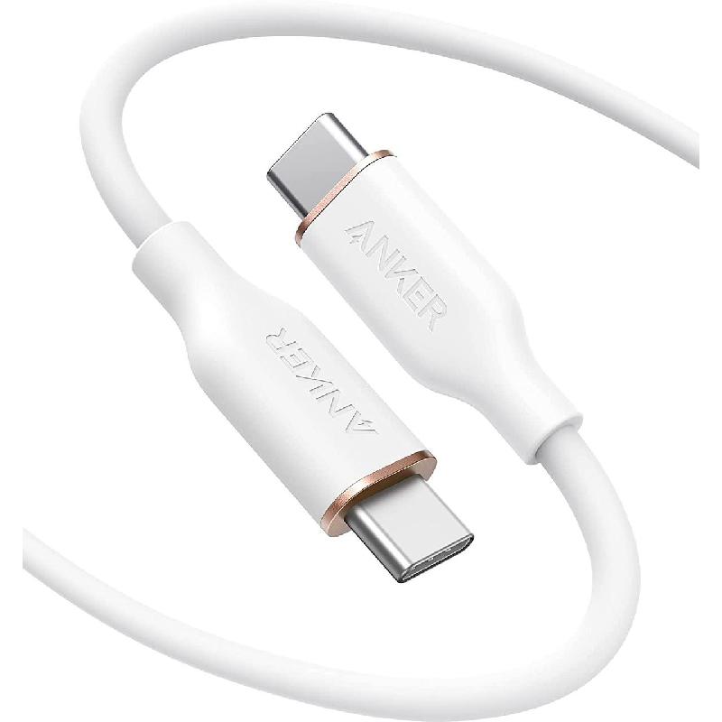 Anker PowerLine III Flow USB-C to USB-C Sync & Charge Cable 6.00 ft ( 1.83 m )