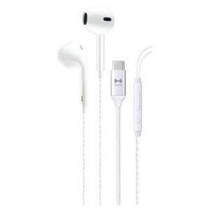 Hezire H-Tune T1X Wired Stereo Headset Type C, White - HEZ-WSH-TYPC3