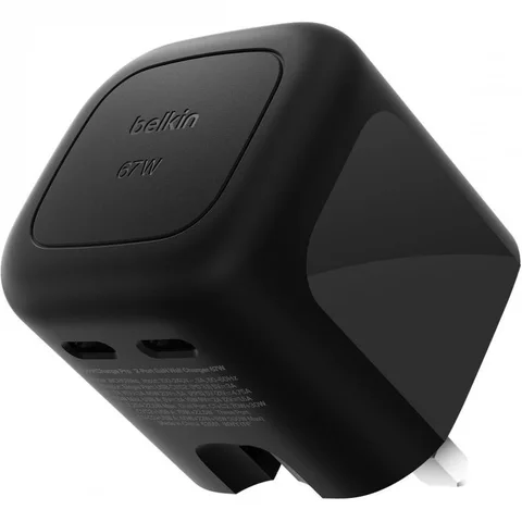 Belkin BoostCharge Pro Dual USB-C GaN Wall Charger 67W