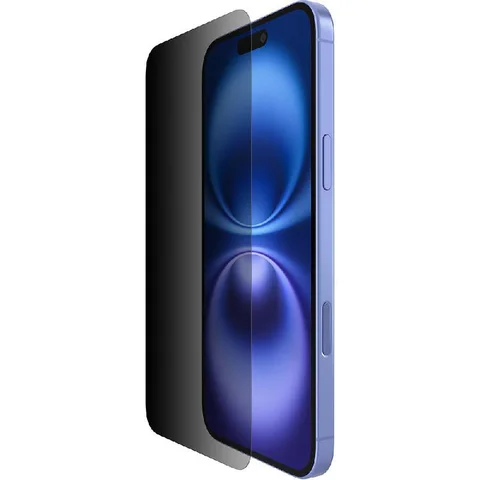 Belkin ScreenForce 2-way Privacy (30 Degrees) Smartphone Screen Protector for iPhone 16 Plus