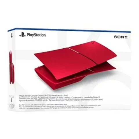 Sony PlayStation 5 Slim Console Cover Volcanic Red