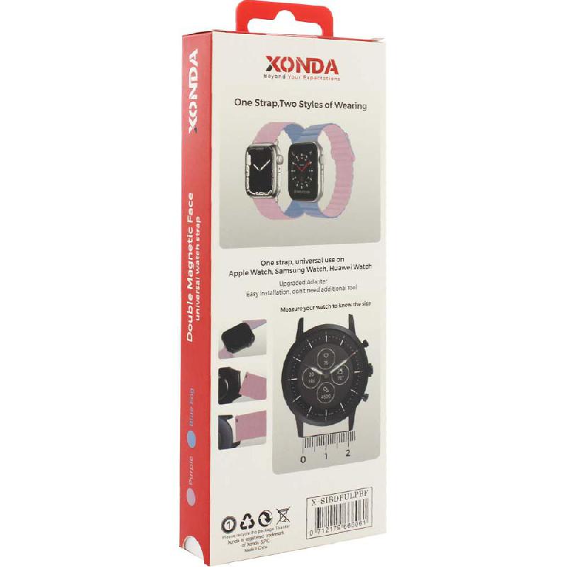 Xonda Double Face Wrist Strap Universal, for Apple Watch 38/40/41 mm/Smartwatch 42 mm — view 2