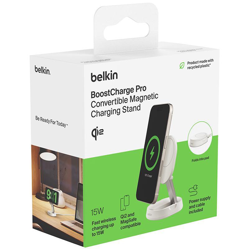 Belkin BoostCharge Pro Convertible Magnetic Wireless Charging Stand with Qi2 15W — view 4