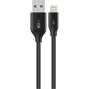 Anker PowerLine+ II Lightning to USB Sync & Charge Cable 3.00 ft ( 91.44 cm )