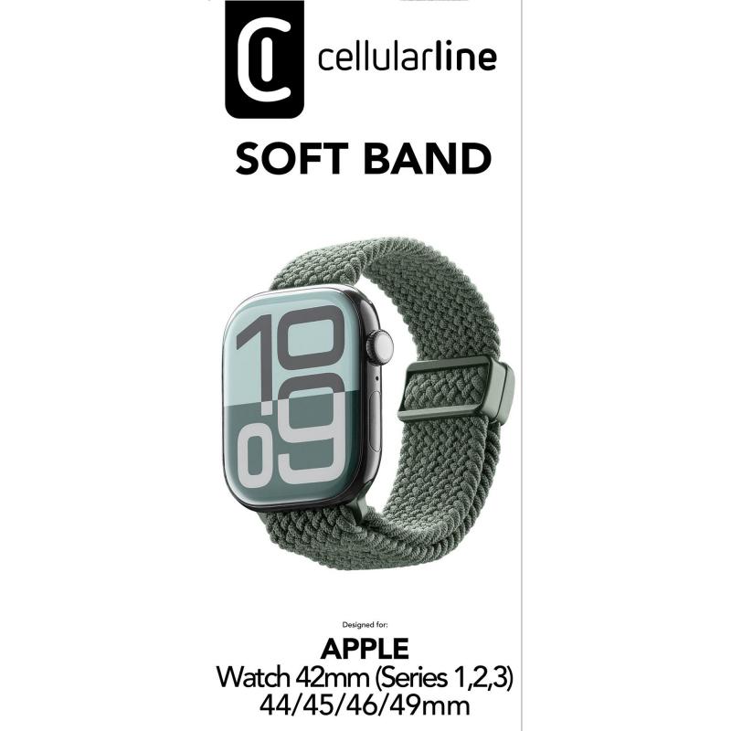 Cellularline SOFT BAND Wrist Strap for Watch Ultra 3/Watch Ultra 2/Watch Series 11 46/Watch Series 10 46 — view 2