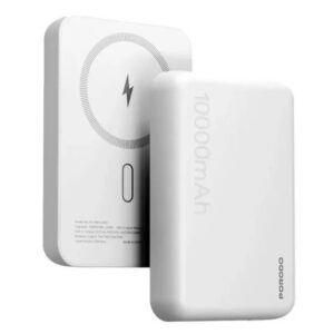 Porodo Oranzo, 10000mAh Magsafe PD 20W Power Bank- White