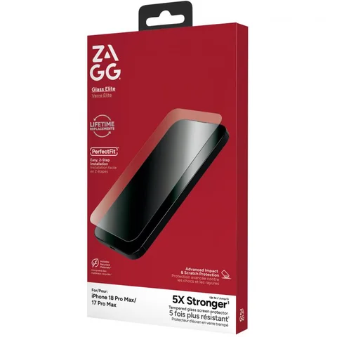 Zagg Invisible Shield Tempered Glass, Clear Smartphone Screen Protector for iPhone 18 Pro Max/iPhone 17 Pro Max